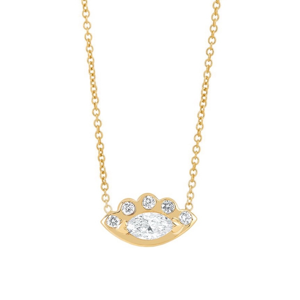 Logan Hollowell Angel Eye Diamond Necklace